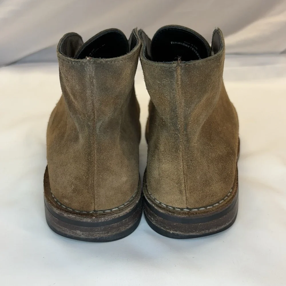Thursday Scout Chukka Boots Men's US 8 D Cognac Suede Leather